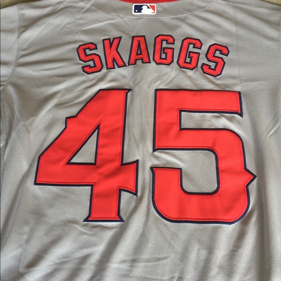 Grey Skaggs Anaheim Angels Baseball Jersey - Picture 5 of 5